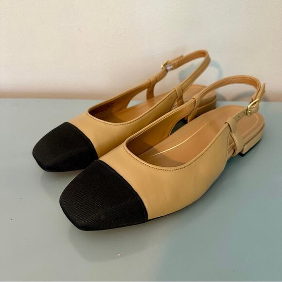 Vionic Petaluma Women's Slingback Supportive Flats NEW 9.5 Camel - Picture 1 of 4